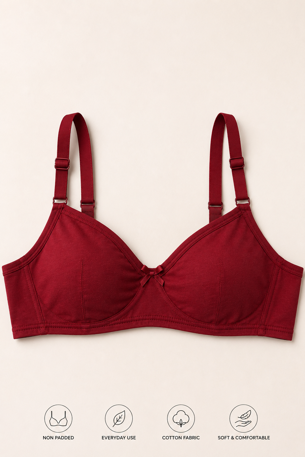 Women’s Non-Padded Cotton Bra | Everyday Comfort & Soft Fabric